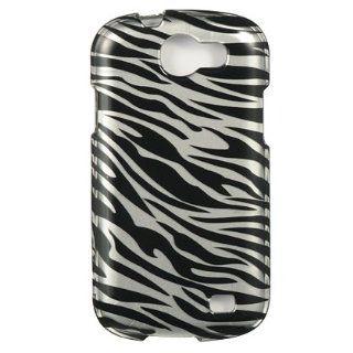 Dream Wireless CASAMI437SLZ Slim and Stylish Design Case for the Samsung Galaxy Express i437   Retail Packaging   Silver Zebra Cell Phones & Accessories