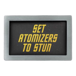 Set Atomizers to Stun Belt Buckles