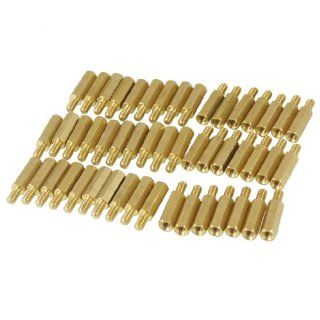 25mm Body Length 20 Pcs Screw PCB Stand off Spacer Hex M3 Male x M3 Female Microbore Tubing Connectors