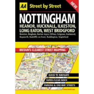 Nottingham County and Town Local (AA Street by Street) AA Publishing 9780749527839 Books