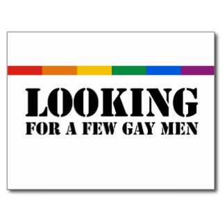 Looking for a few gay men post cards