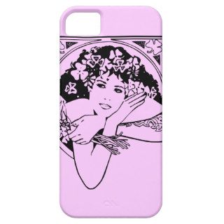 Shamrock girl on any color iPhone 5 covers
