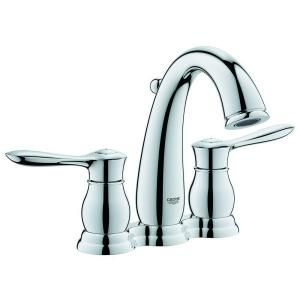 GROHE Parkfield 4 in. 2 Handle Bathroom Faucet in StarLight Chrome 20391000