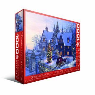 Eurographics 100 piece Home For The Holidays Jigsaw Puzzle Eurographics Puzzles