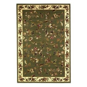 Kas Rugs Classic Trellis Sage/Ivory 9 ft. 10 in. x 13 ft. 2 in. Area Rug CAM7332910X132