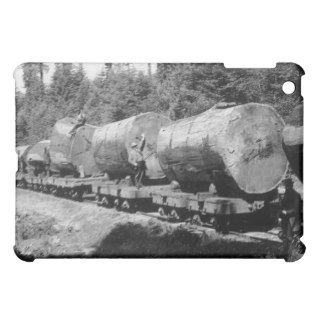 Among the Redwoods Lumber Train Case For The iPad Mini