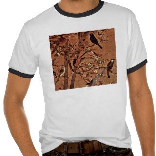 The Three Friends And A Hundred Birds By Pien Tee Shirt