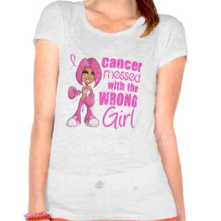 Breast Cancer Combat Girl 1 T shirts