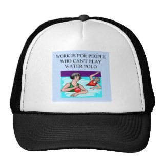 women's water polo trucker hat