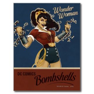 Wonder Woman Bombshell Postcards