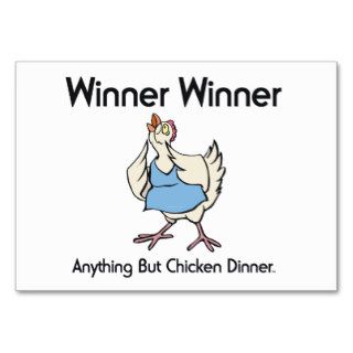 TEE Chicken Dinner Business Card Templates