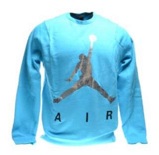 Jordan Jumpman Air Crewneck Men's Sweatshirt Gamma Blue/Silver 616360 456 (Size 3X) at  Mens Clothing store Athletic Sweatshirts