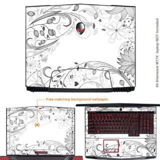 Matte Protective Decal Skin Sticker (Matte finish) for Alienware M17X with 17.3in Screen (view IDENTIFY image for correct model) case cover Matte_09 M17X 456 Computers & Accessories