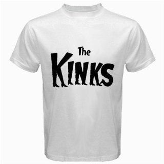 The Kinks Band Music White Color T Shirt Logo I  Sporting Goods  Sports & Outdoors