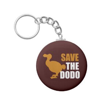 Save The Dodo Bird Key Chain