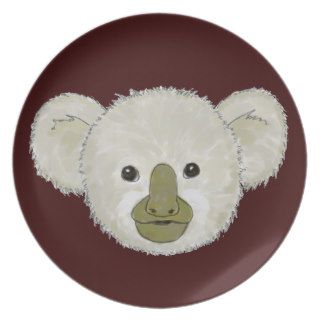 Cocoa Koala Bear Party Plates