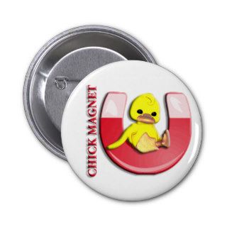 Chick Magnet Pins