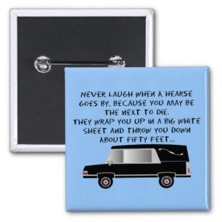 Funeral Director/Mortician Funny Hearse Design Pin