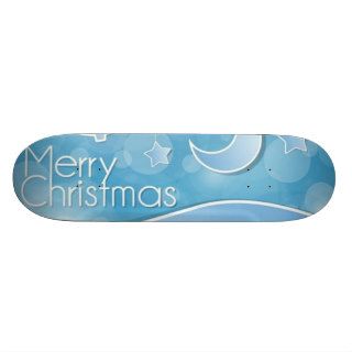 Abstract Merry Christmas Skate Decks