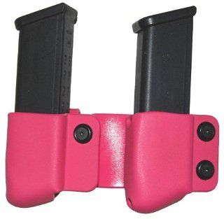 Pink   Twin Mag Pouch   Belt 1.50"  Gun Ammunition And Magazine Pouches  Sports & Outdoors