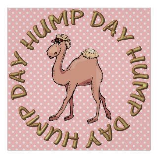 Hump Day Camel Art Poster