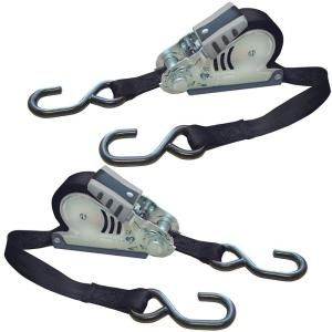 Keeper 1 in. x 10 ft. x 500 lbs. Retractable Tie Down (2 Pack) 05562