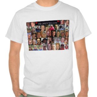 Lung Cancer "Men We Love" Collage T Shirt