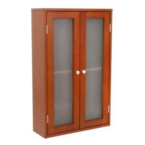Home Decorators Collection Amanda 31.5 in. H x 20 in. W Wall Cabinet in Cherry 4545410120