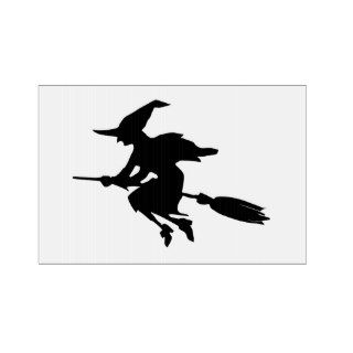 Witch Silhouette Signs