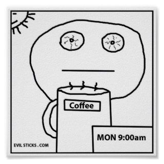 Monday Morning Coffee Print