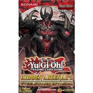 YuGiOh Hidden Arsenal 5 Steelswarm Invasion SE Special Edition Pack 3 Booster Packs 1 Random Promo Card Toys & Games