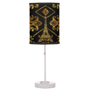 Eiffel Tower Baroque Design Desk Lamp