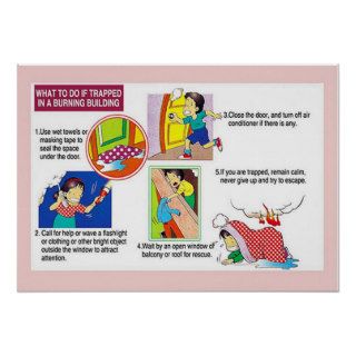 Fire Safety Tips Print