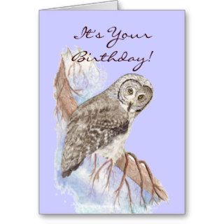 Funny If You Must be Genius, Old Age Owl Cards