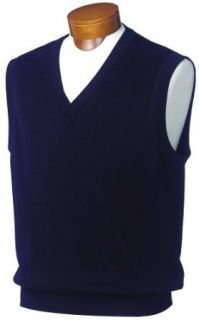 Cutter & Buck Men's Cypress Sweater Vest, Dark Navy, Large Clothing