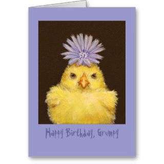 Happy Birthday Grumpy card