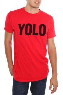 YOLO Red T Shirt at  Mens Clothing store