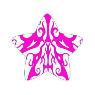 Elegance Tribal Tattoo   pink Stickers