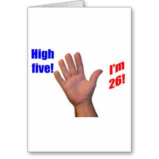 26 High Five Greeting Cards