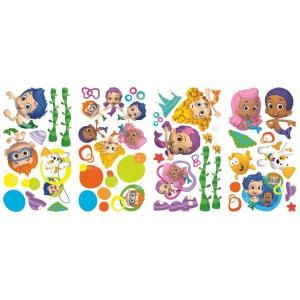 RoomMates 5 in. x 11.5 in. Bubble Guppies Peel and Stick Wall Decals RMK2404SCS