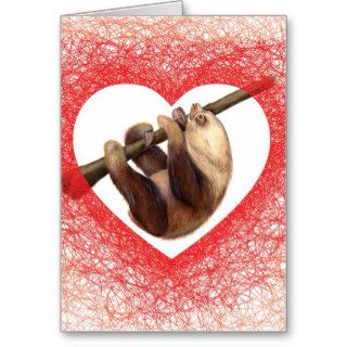Sloth Love Valentine's Day Card