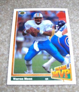 1991 Upper Deck Warren Moon # 460 NFL Football Team MVP Card 