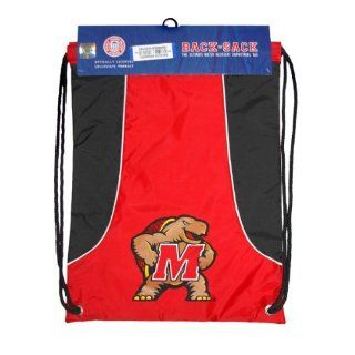 NCAA Maryland Terrapins Axis Backsack, Red  Sports Fan Bags  Sports & Outdoors