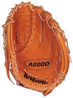 Wilson A2000 L T 11 3/4" Dual Hinge Web Pitchers Baseball Glove (Left Hand Throw)  Baseball Mitts  Sports & Outdoors