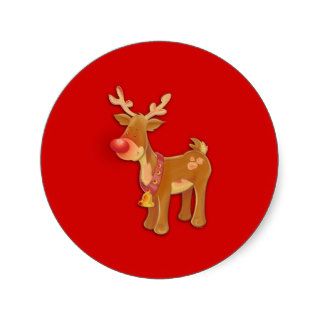 Rudolph the Red Nosed Reindeer Red Sticker