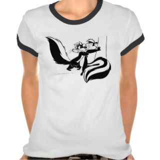 Pepe Le Pew and Penelope 2 T shirt