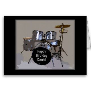 Daniel Happy Birthday Drums Card