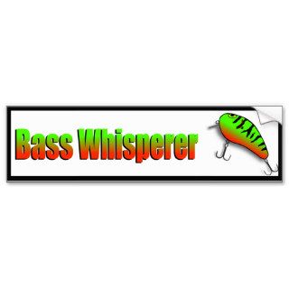 Bass Whisperer Bumper Sticker