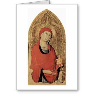 St. Mary Magdalene By Simone Martini Card