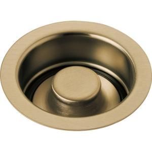 Delta 4 1/2 in. Kitchen Sink Disposal and Flange Stopper in Champagne Bronze 72030 CZ